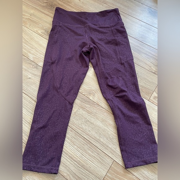Purple Ziya leggings - size 6-8 - Picture 1 of 4